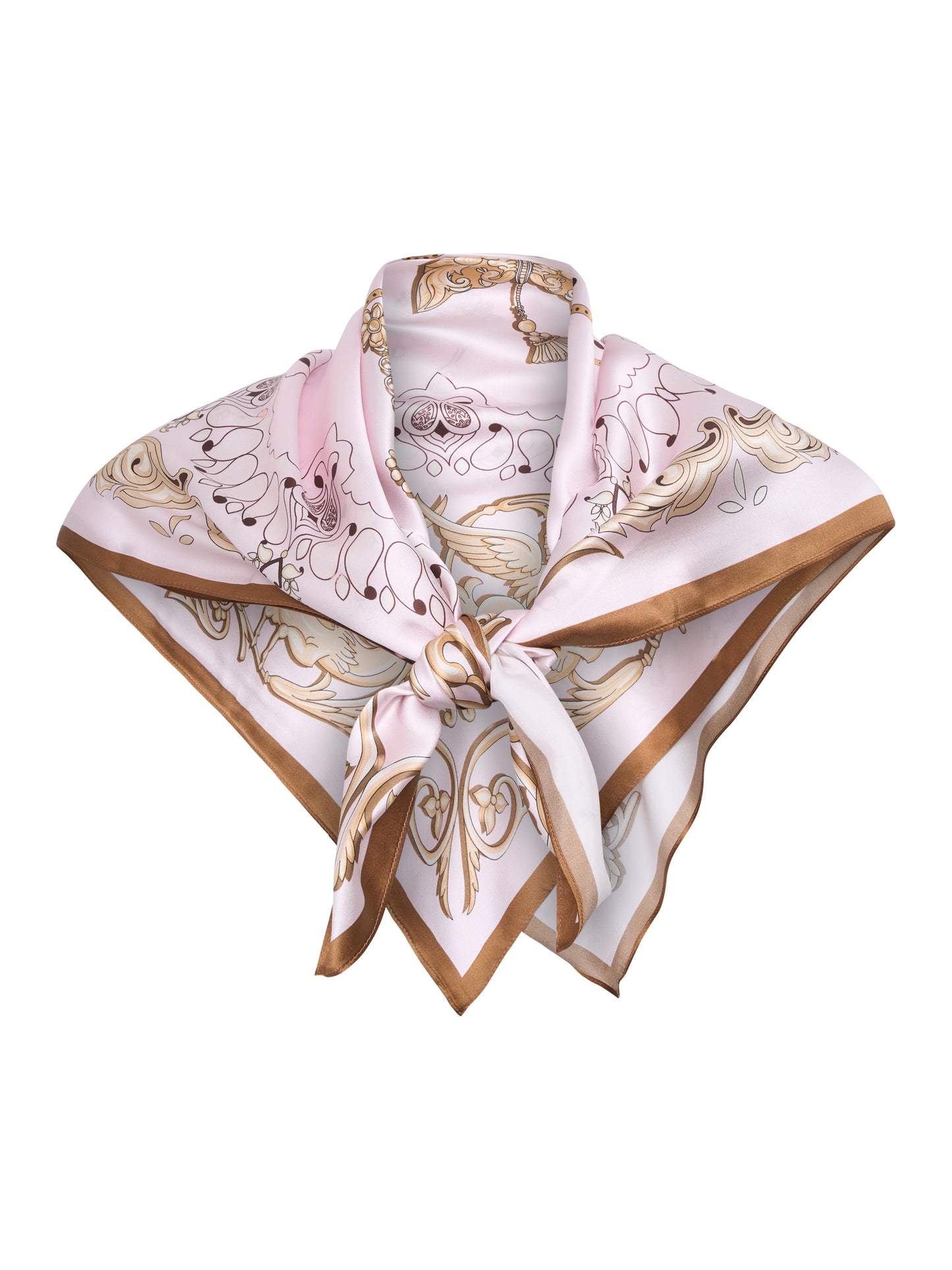 Lola Silk Scarf, pale rose