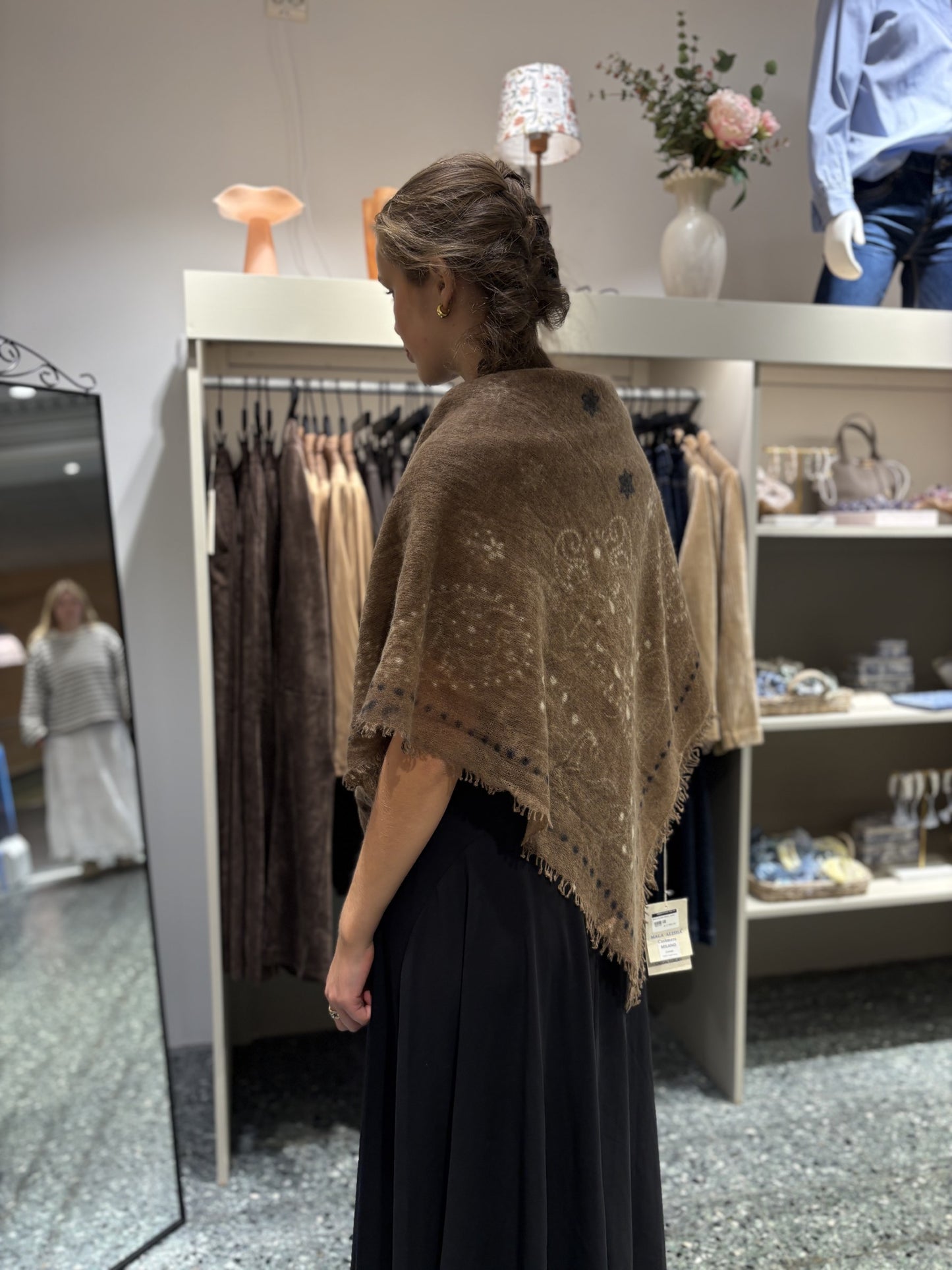 Mala Alisha Cashmere skjerf, Milano Camel