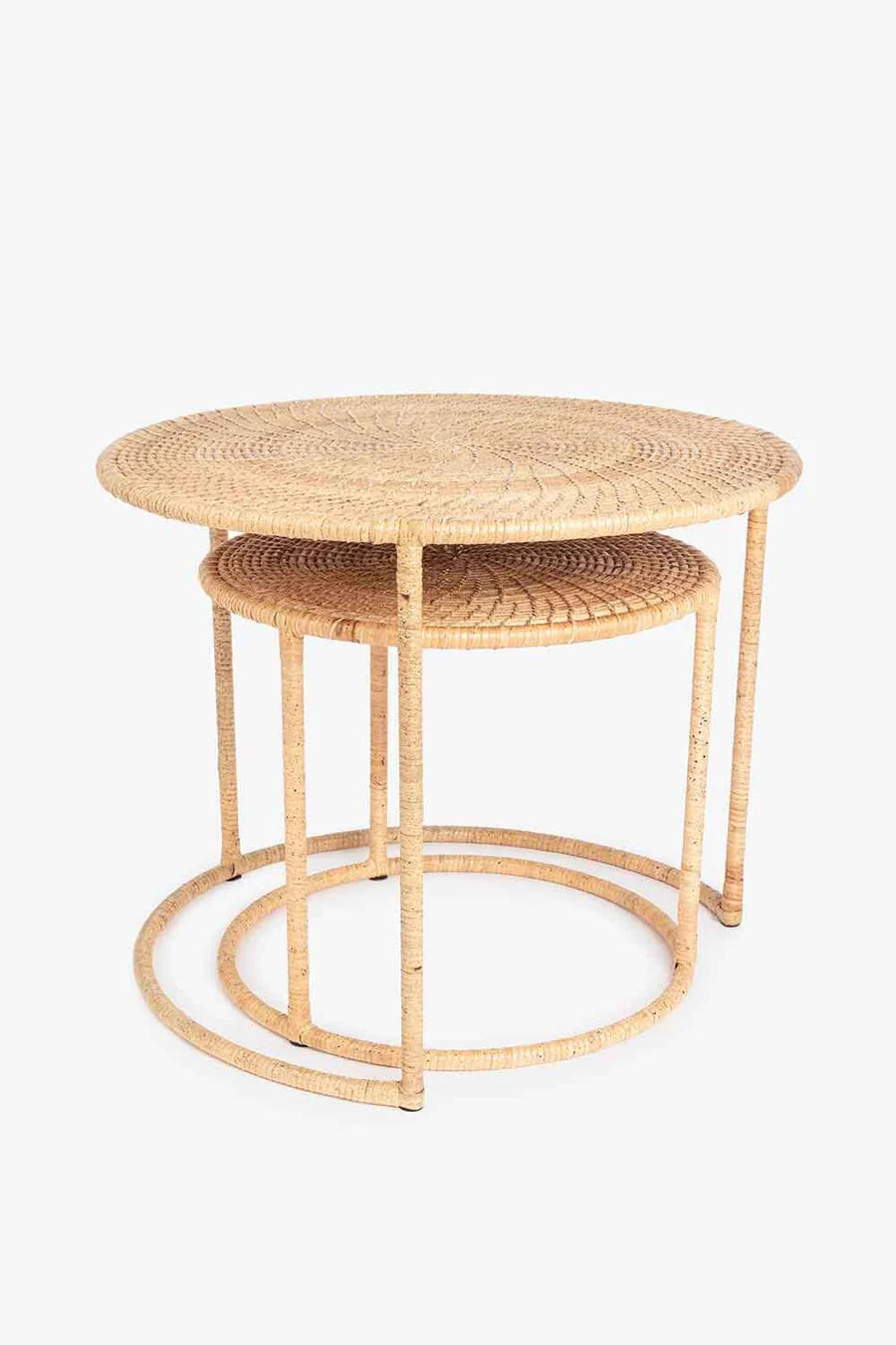 HALVOR BAKKE San Juan rattan bord, sett av 2
