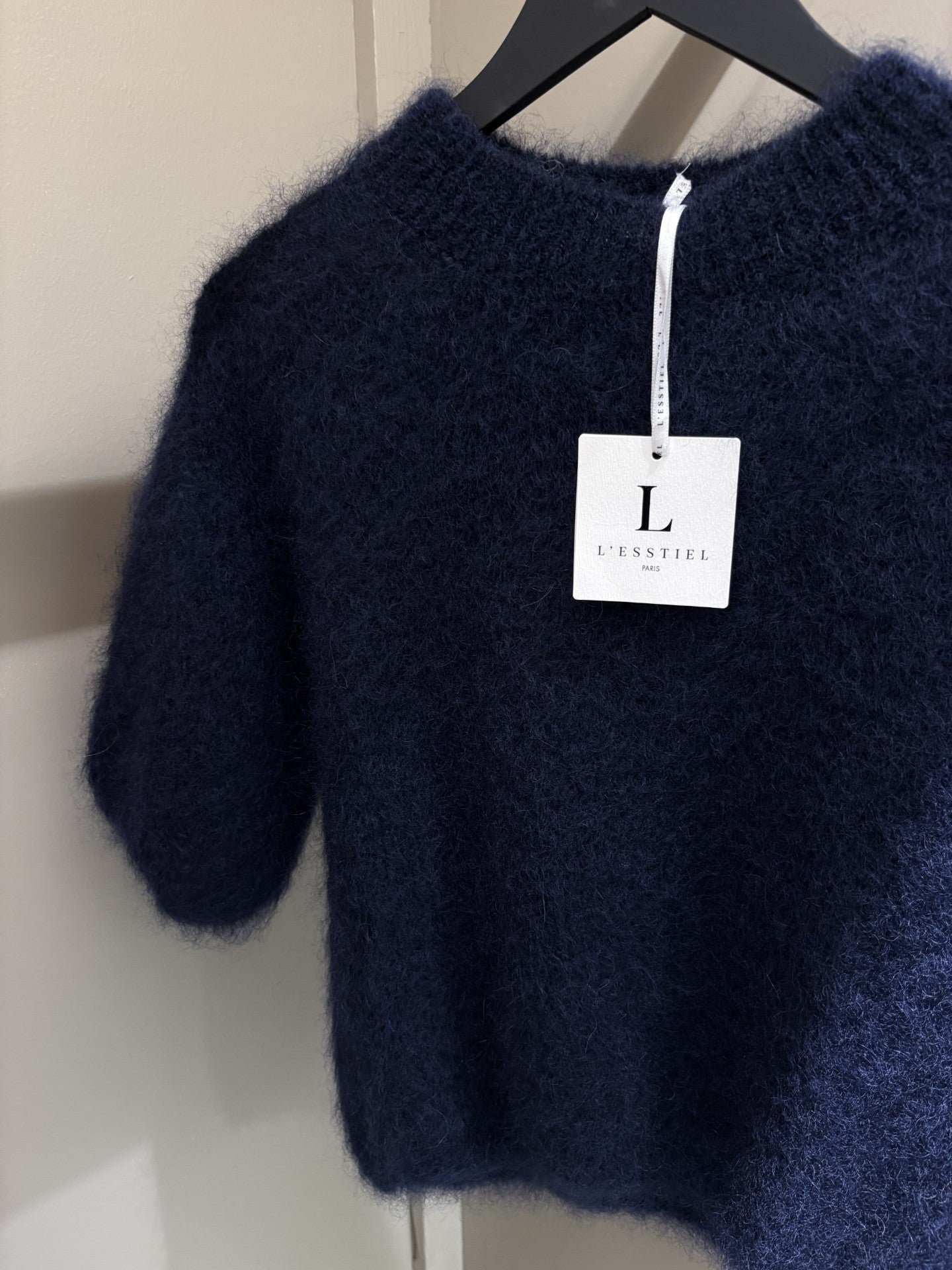 From Paris With Love, Mohair Kid T-shirt - Marine