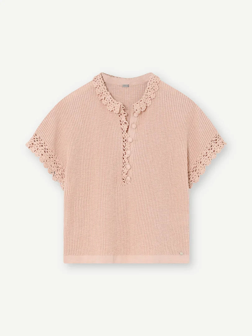Gustav Carly Knit Cardigan, Peach