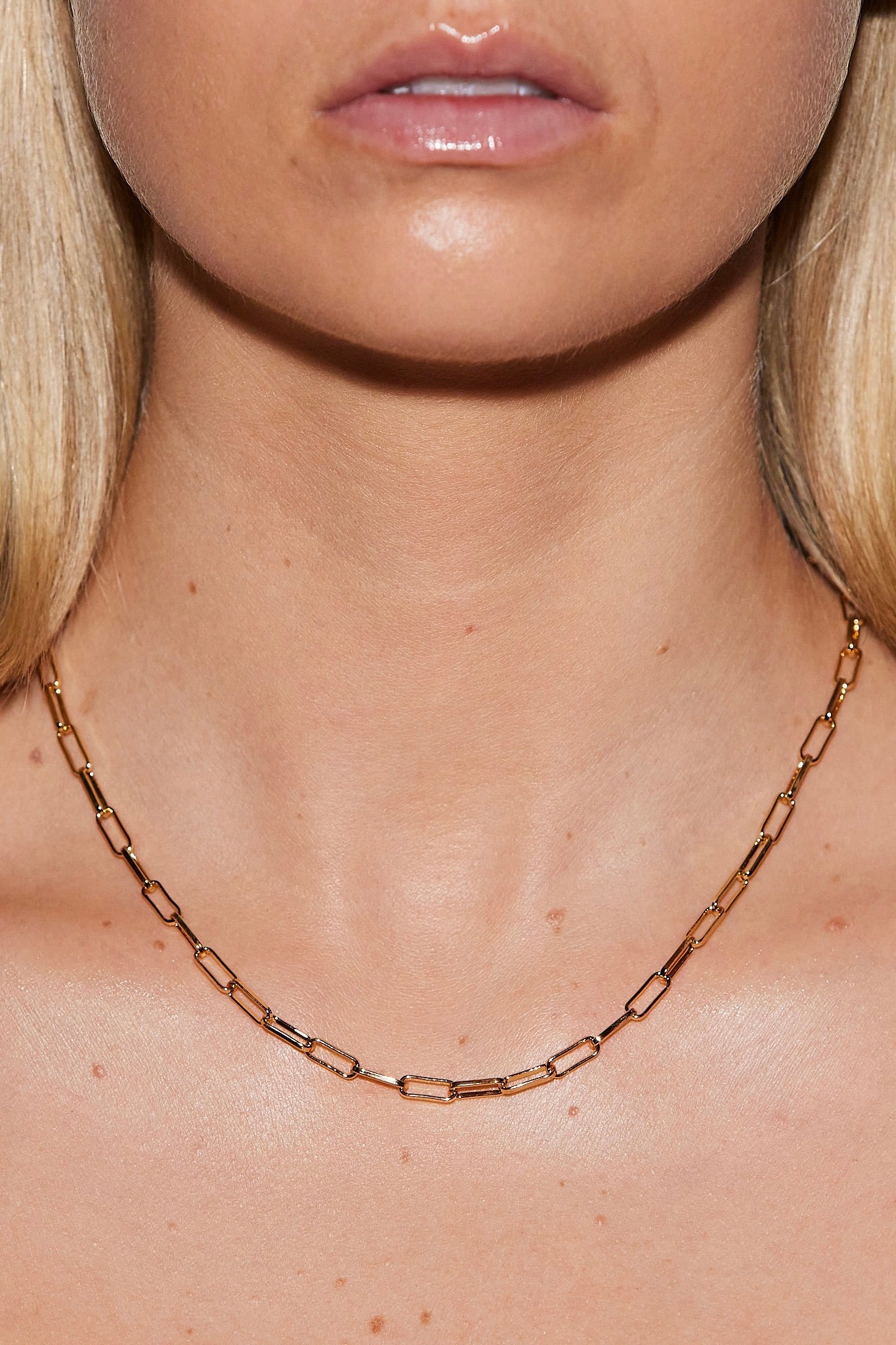 EMILIA Thick chain necklace 45cm