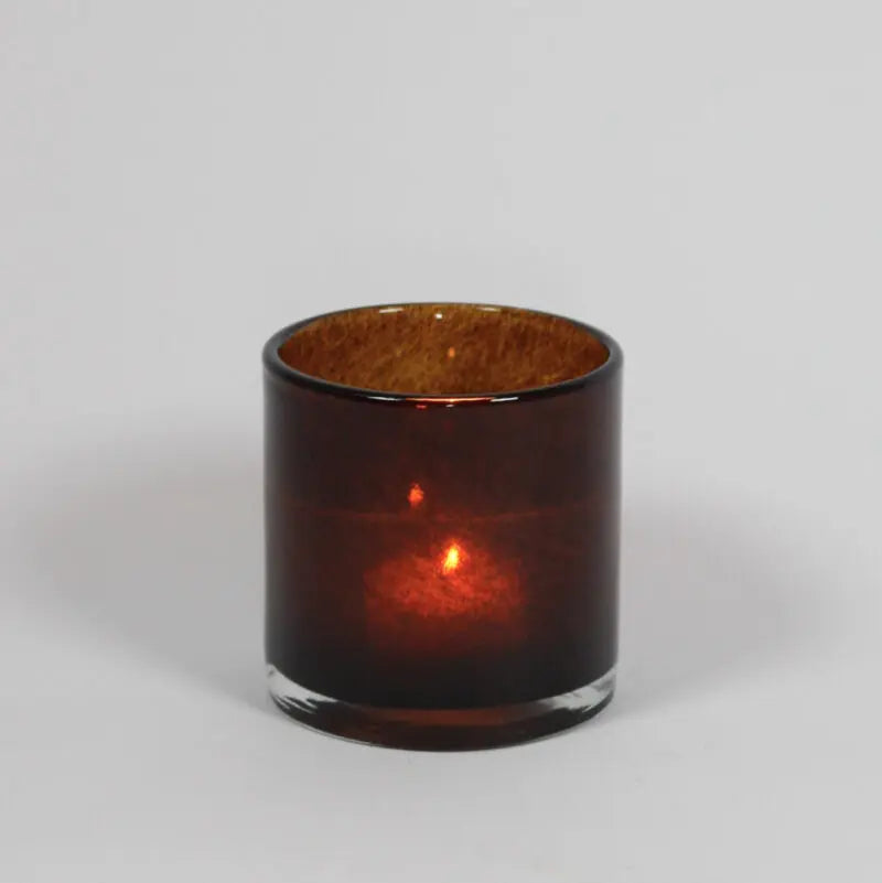 OLSSON & JENSEN Telysholder Nilla, Kaffe 12cm