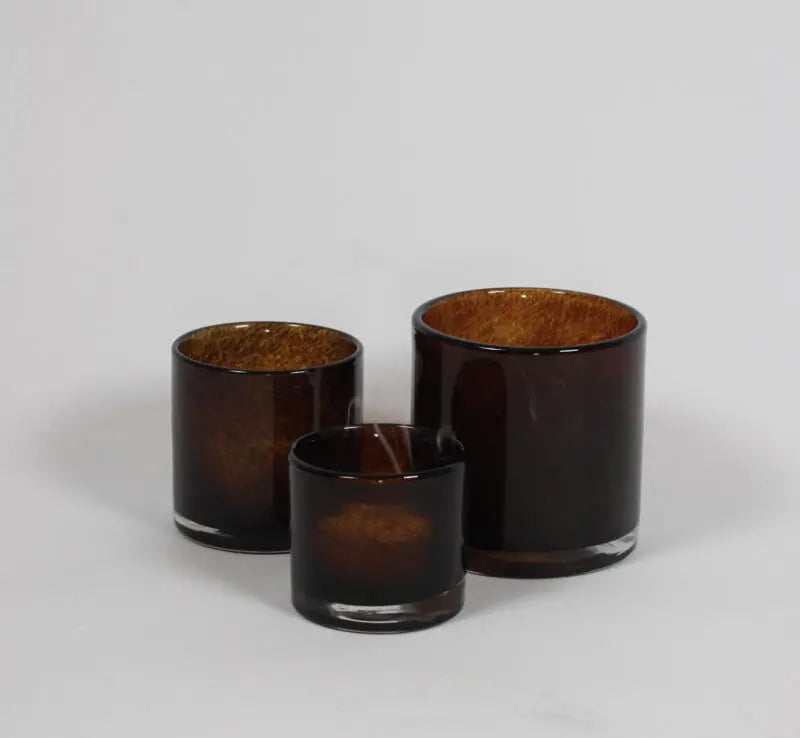 OLSSON & JENSEN Telysholder Nilla, Kaffe 12cm