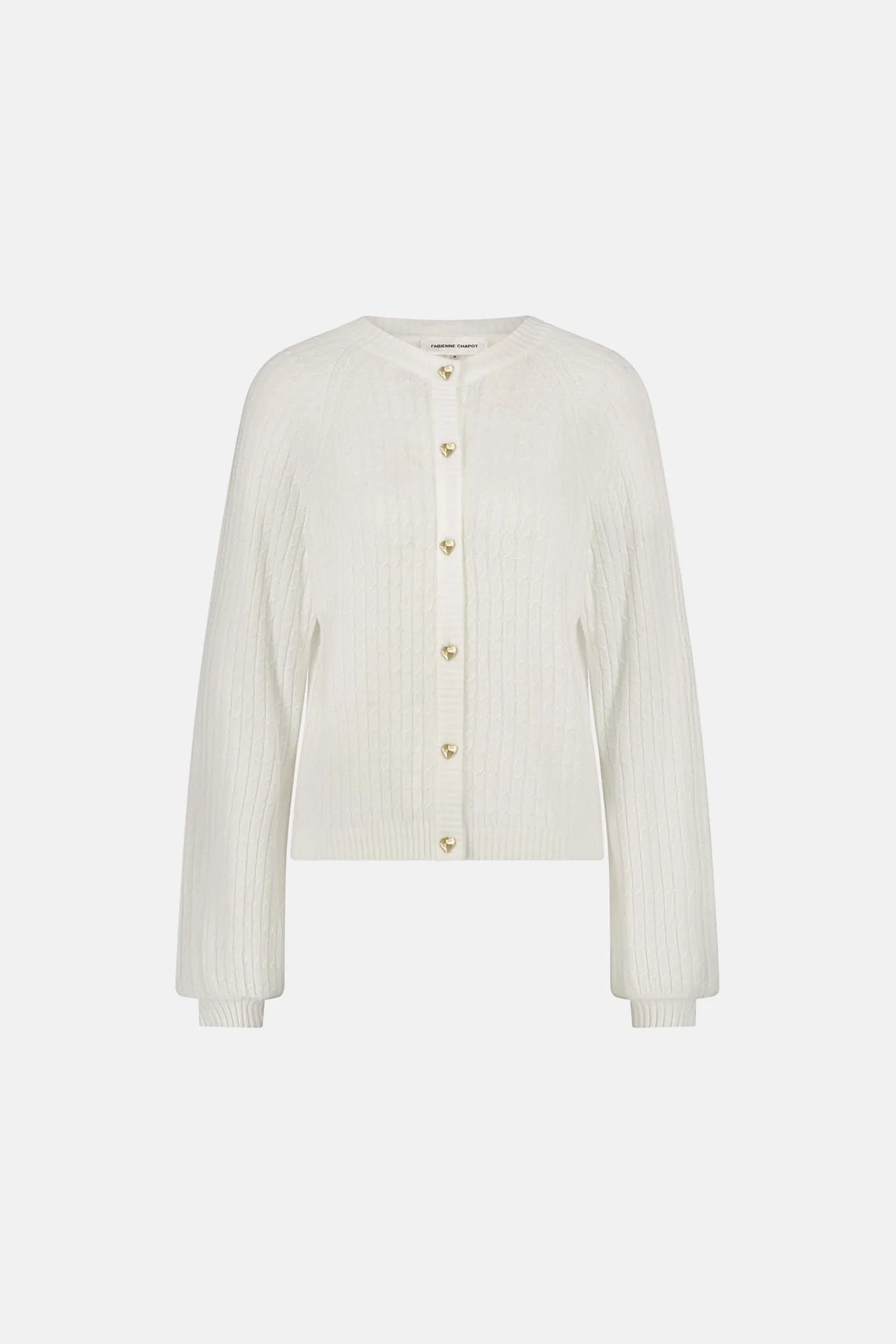 FABIENNE CHAPOT Charlotta Cardigan, Cozy white