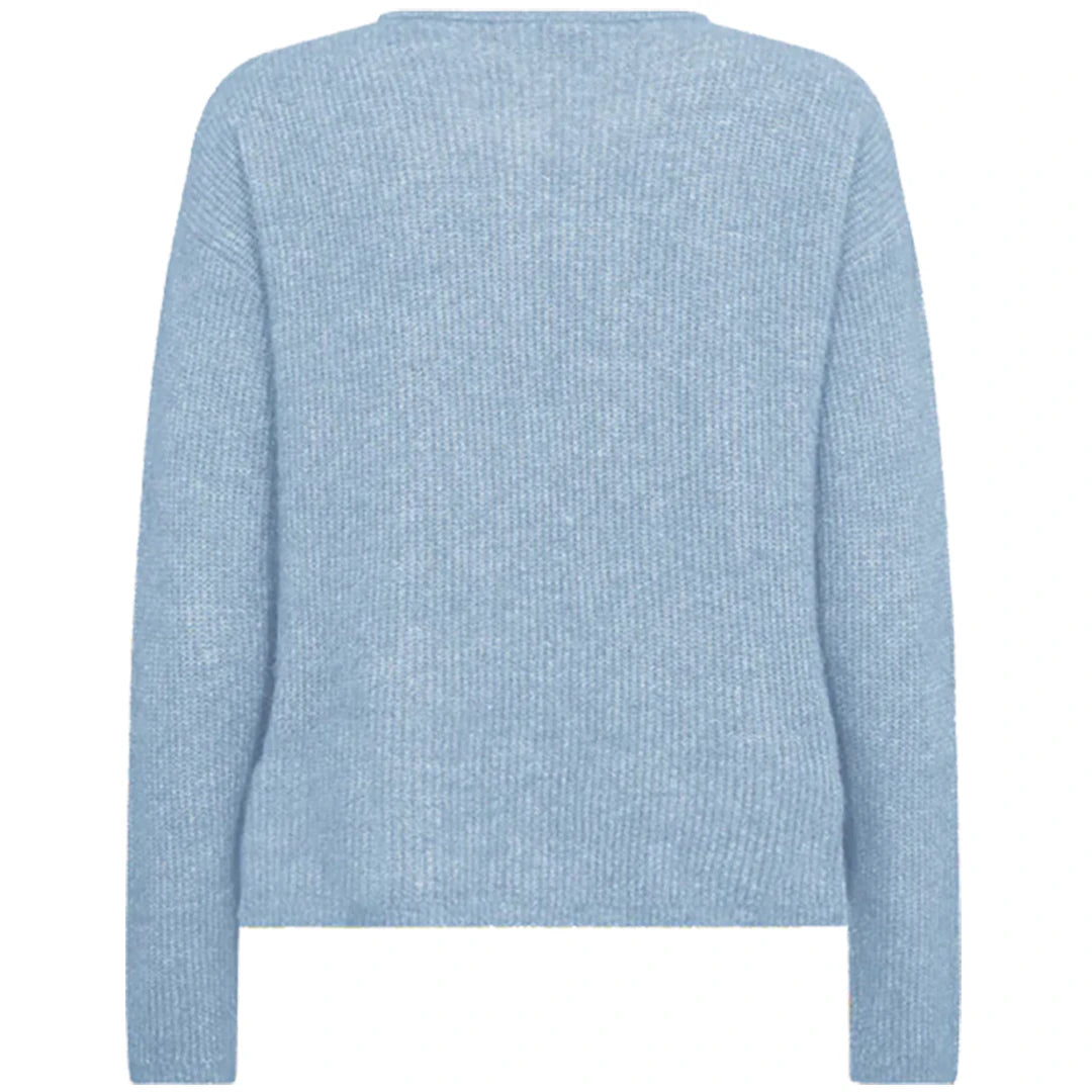 MOS MOSH Almine Knit Cardigan, Cashemere Blue