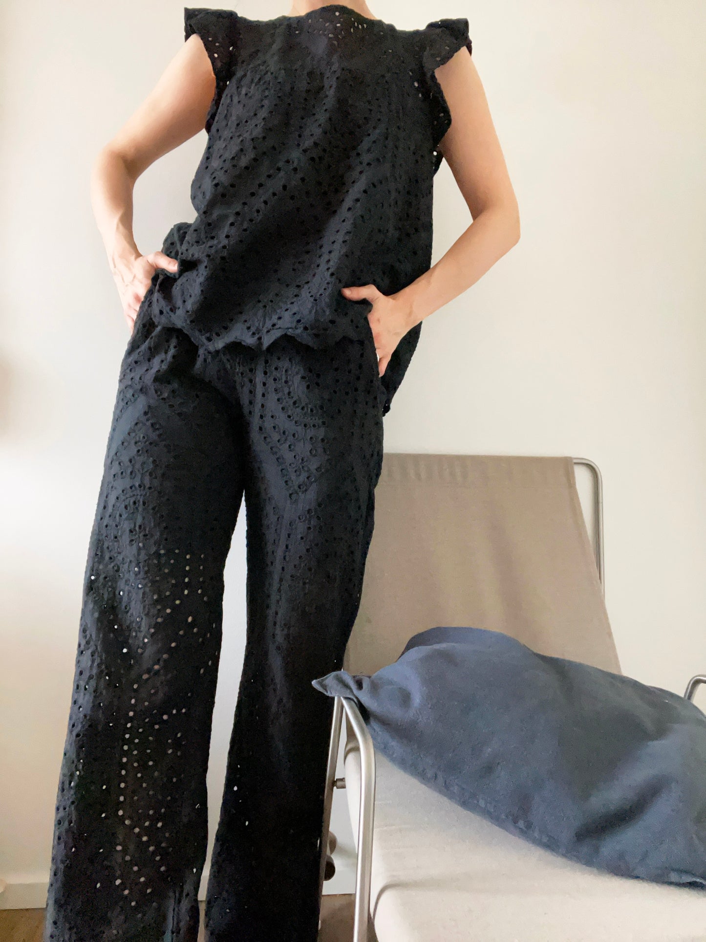 TIFFANY topp Dalia, black