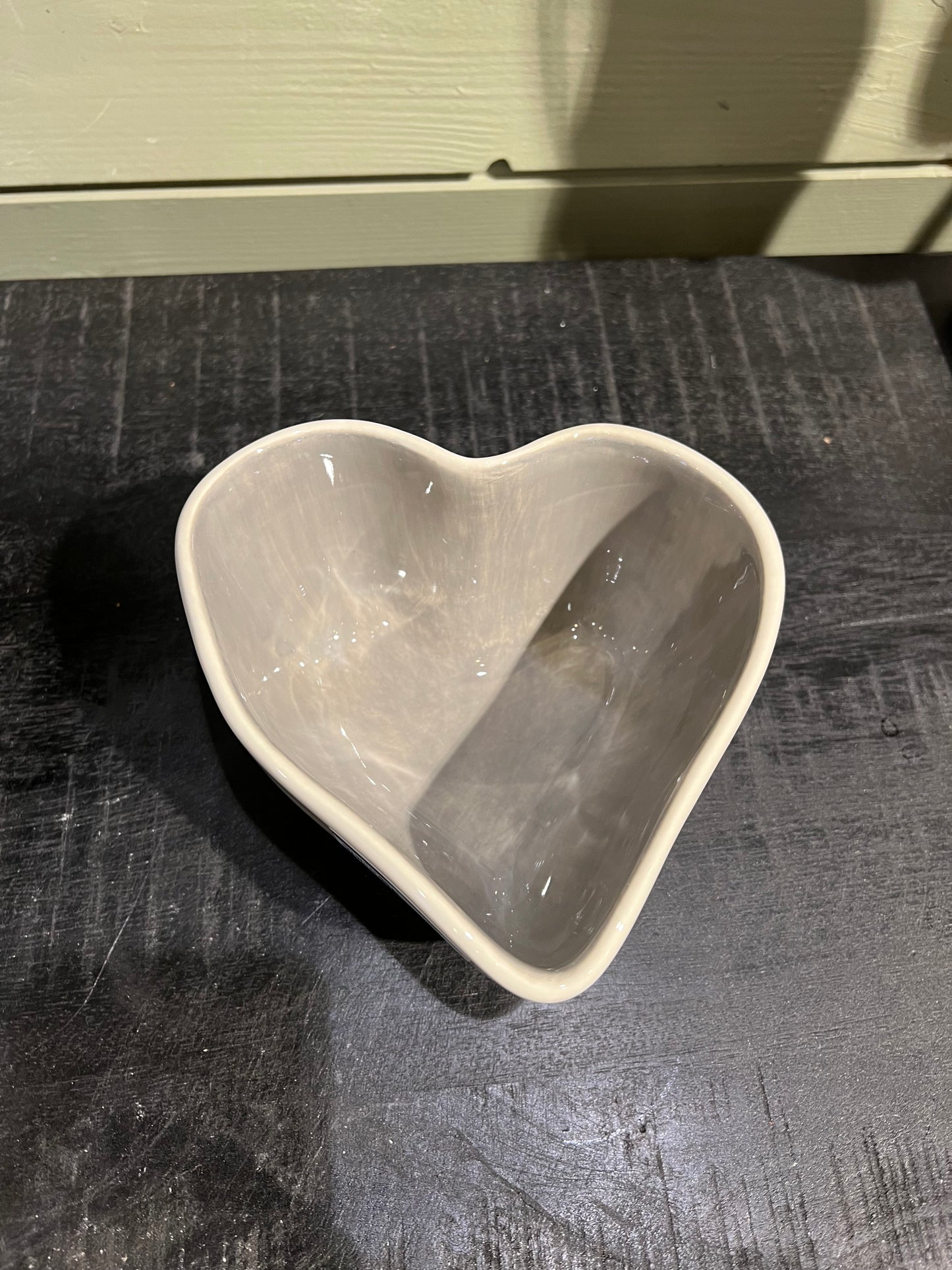 BRUKA DESIGN Capri Hjerte Skål (15x8cm) - Grå