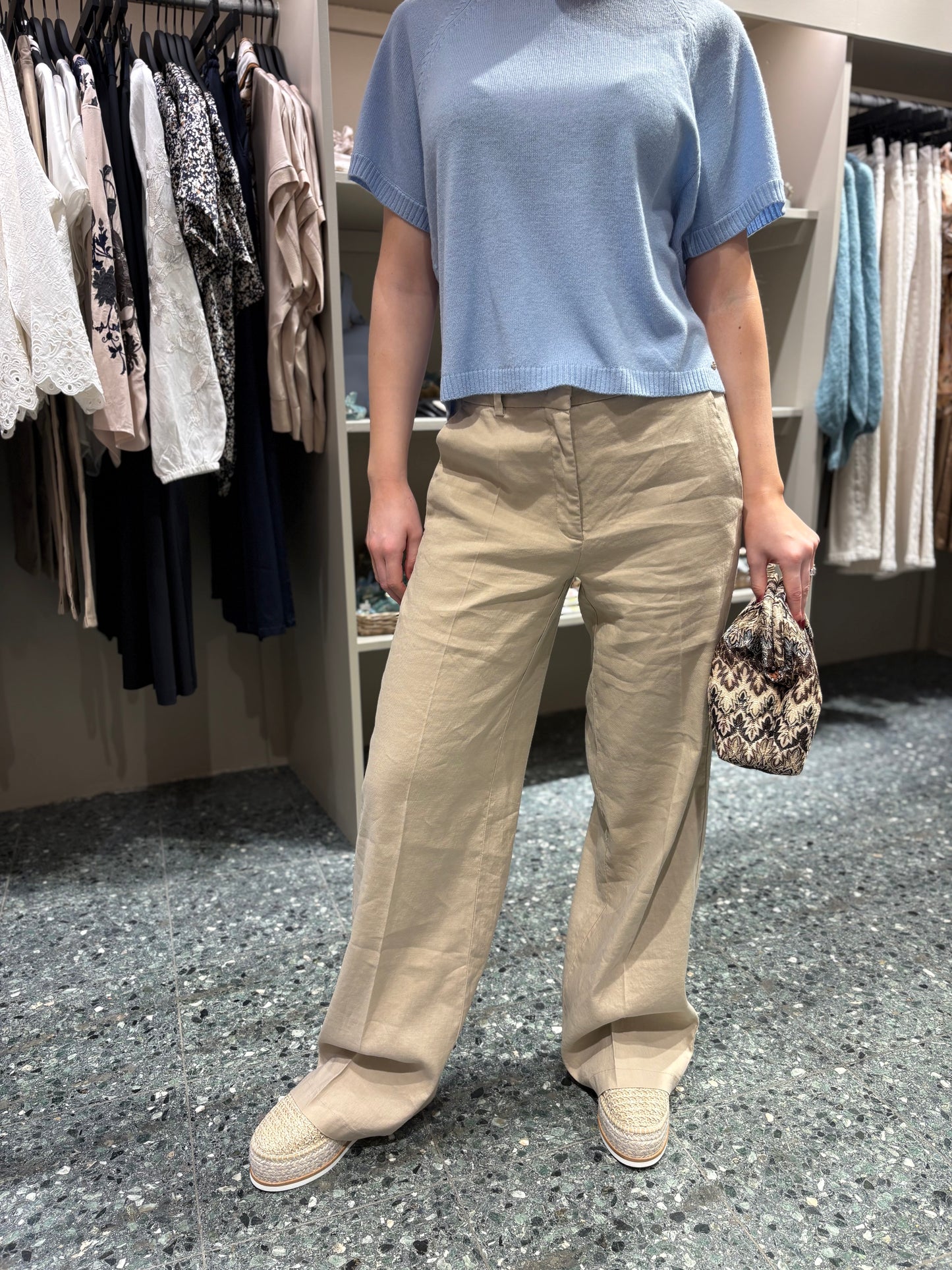 Cambio Mira Linen - Biscut Suede