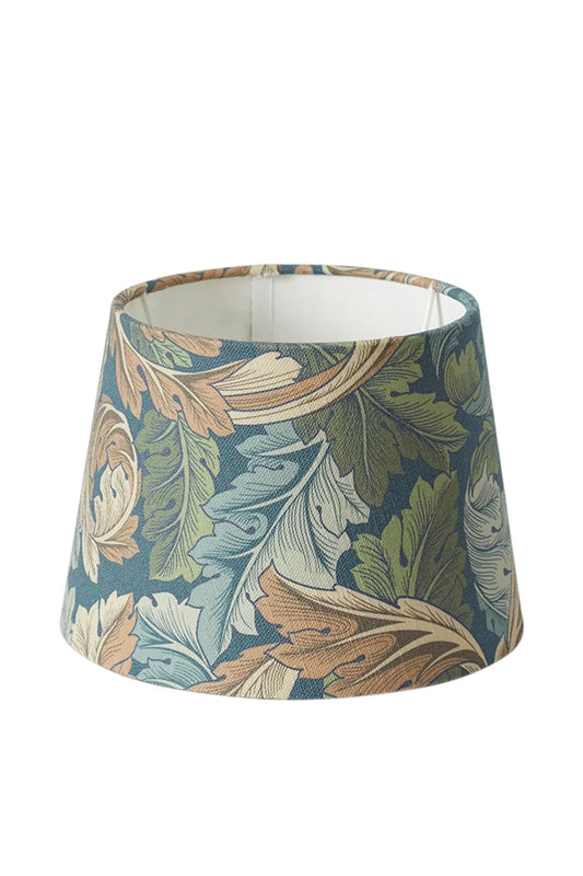 Lampeskjerm , William Morris Acanthus blue, 27 cm