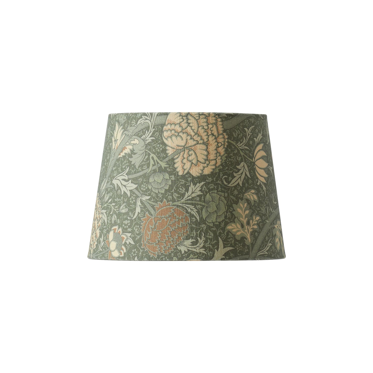 Lampeskjerm Qvist Classic Round, William Morris Cray, grønn, 22 cm
