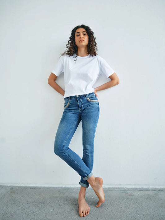 MOS MOSH Naomi Mateos Jeans, 401 blue