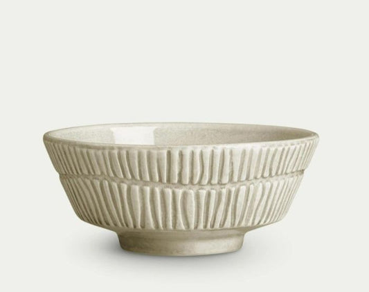 MATEUS Stripes Bowl 15cm/50cl Sand