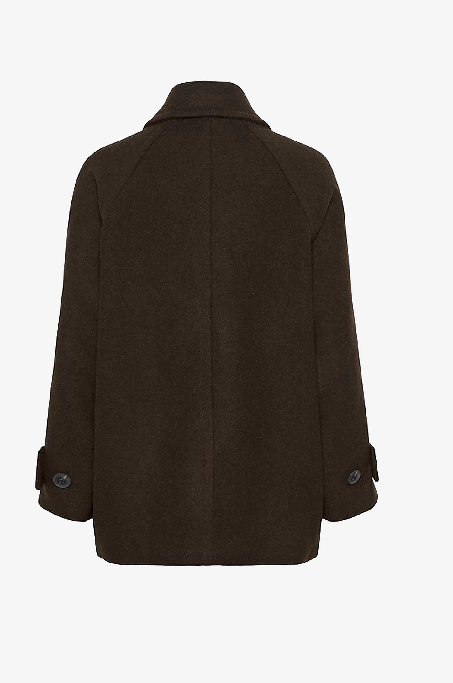 InWear Ullkåpe Thora Minona Coat R, chocolate brown