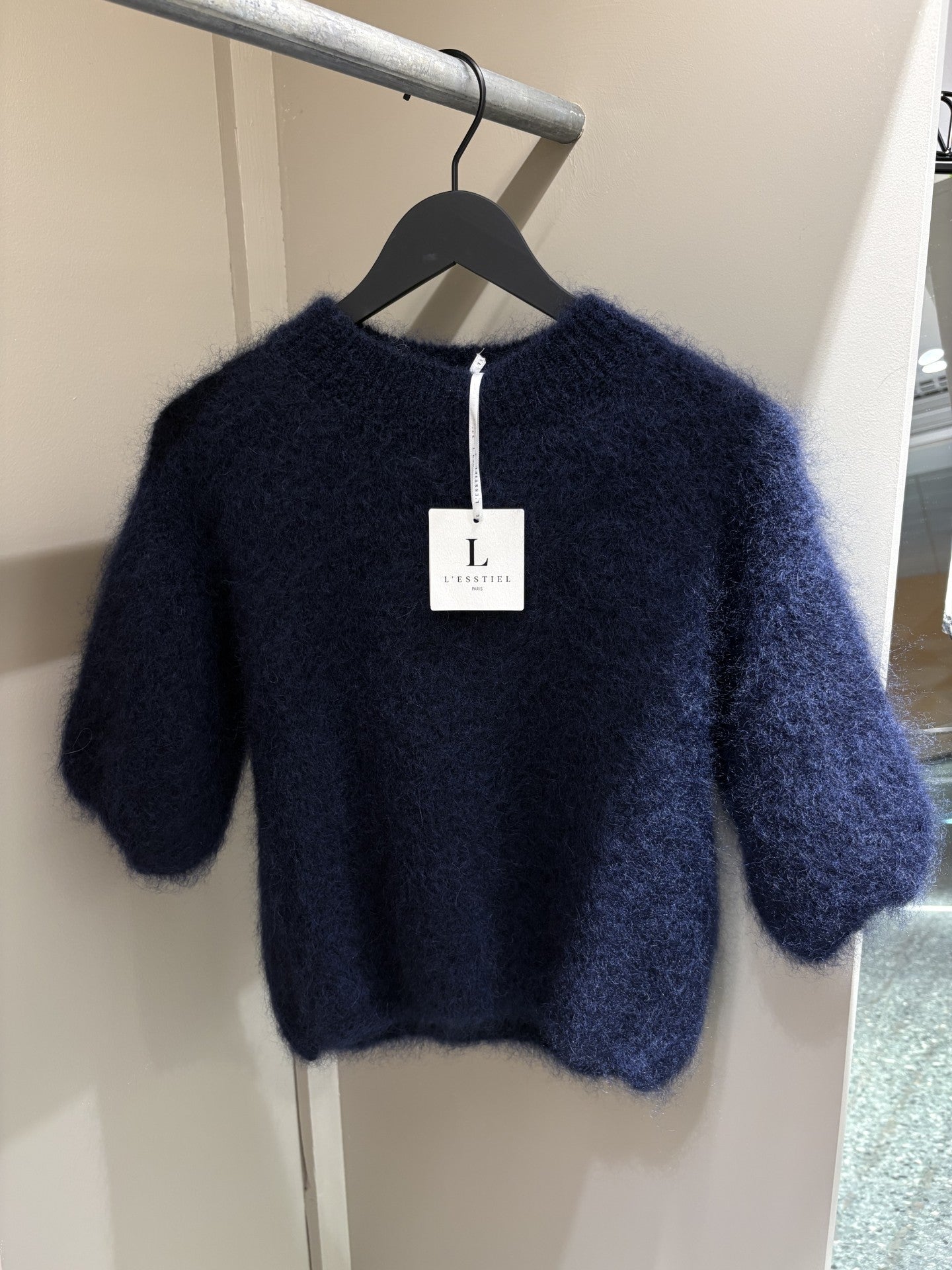 From Paris With Love, Mohair Kid T-shirt - Marine