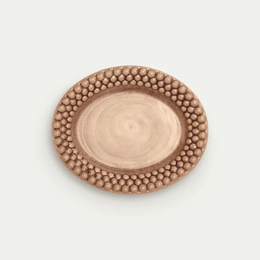 MATEUS Bubbles Plate 20x16cm Cinnamon