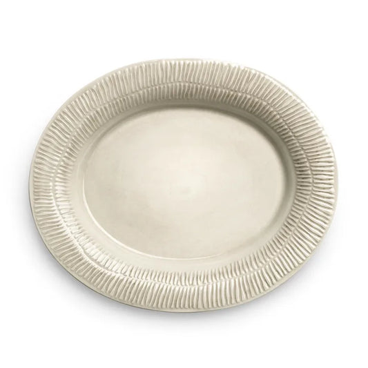 MATEUS Stripes Platter 35x30cm Sand