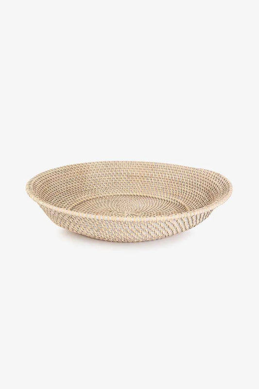 LAMA Rund kurv rattan, naturbeige