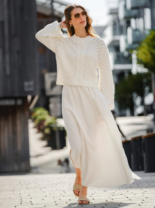 ANE MONE Lucille Skirt - White