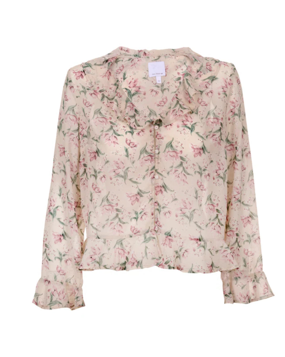 ANE MONE Rio Blouse - Pale Rose