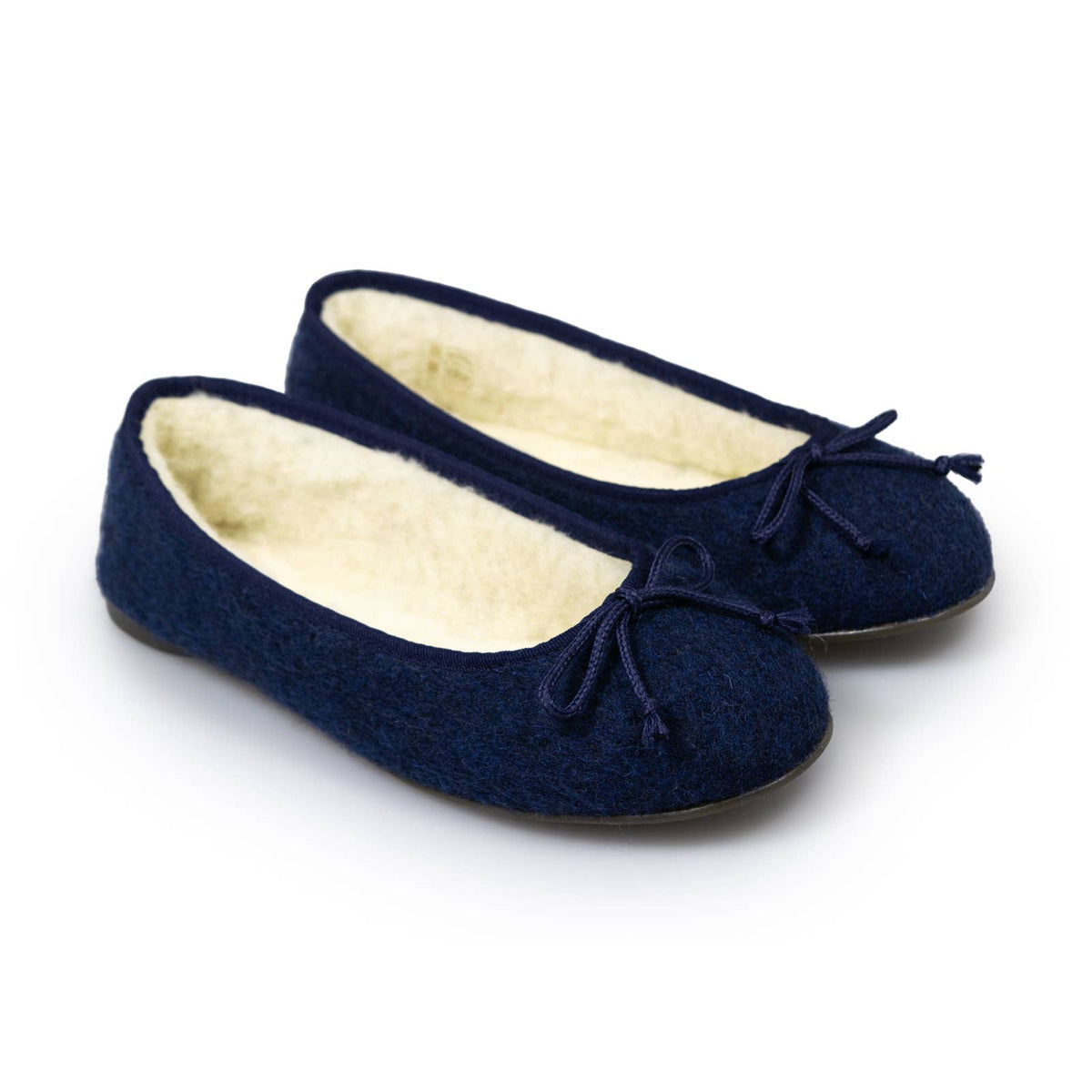Warm Marino ballerinas shoes to be at home