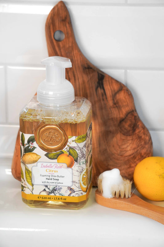 Foaming shea butter soap Citrus 520 ml Isabelle Rose