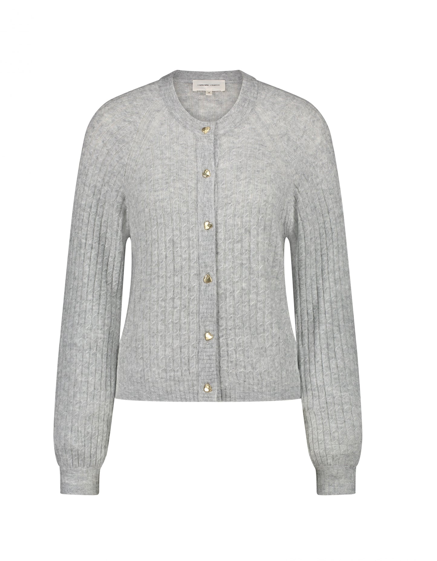 FABIENNE CHAPOT Charlotta Cardigan, Grey Melange