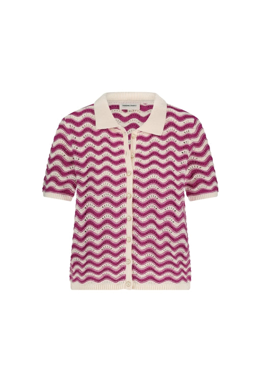 FABIENNE CHAPOT Caro crochet Cardigan, Rosa