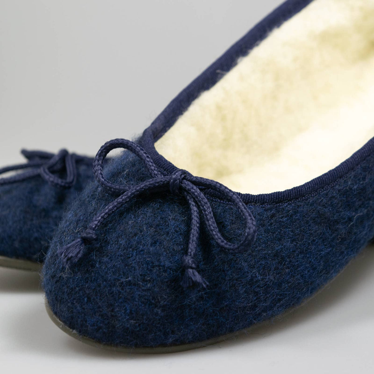 Warm Marino ballerinas shoes to be at home