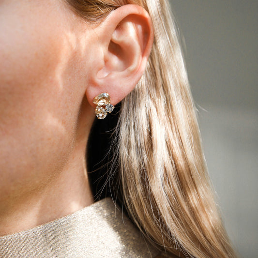 CAROLINE SVEDBOM Alisia earrings, golden combo