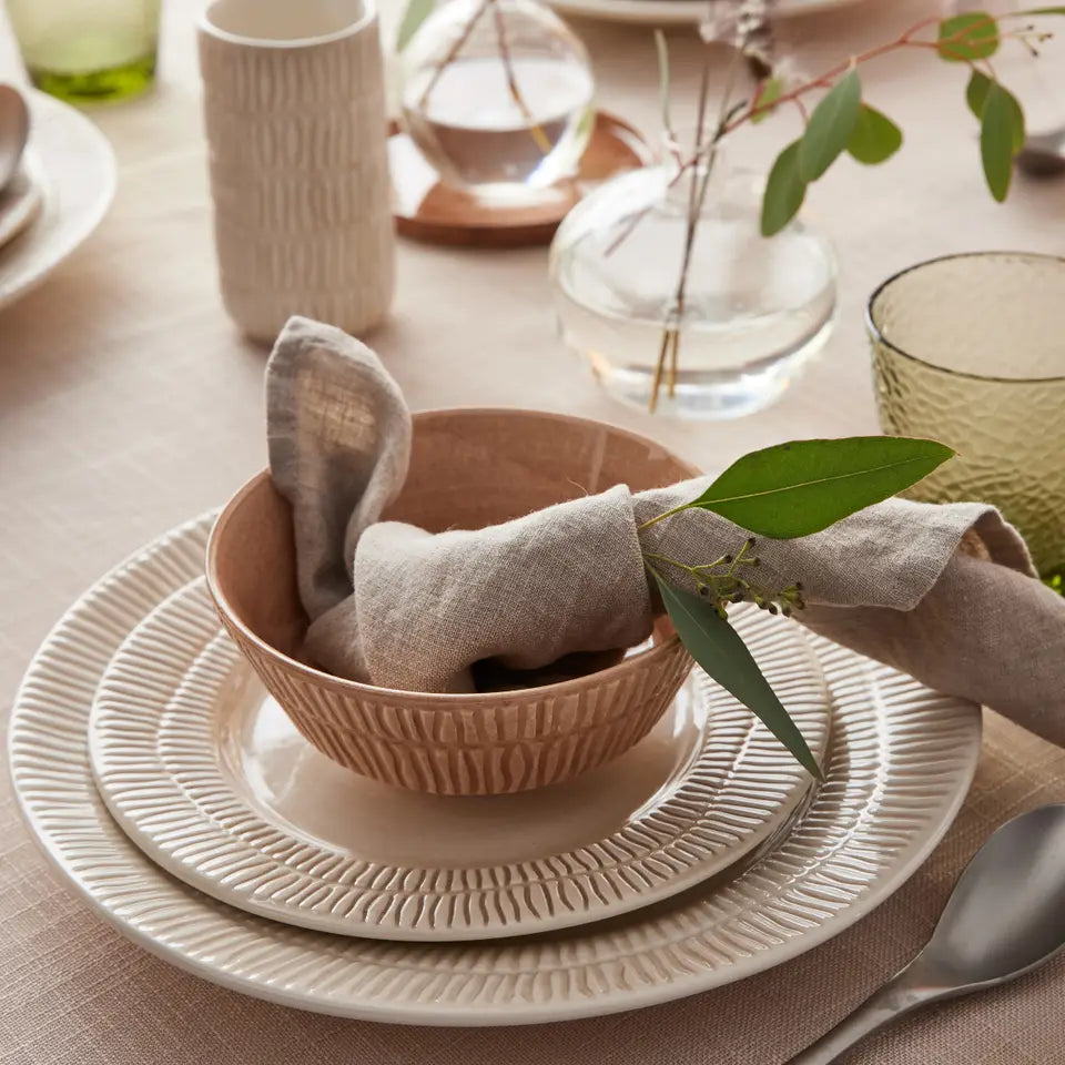 MATEUS Stripes Plate 21cm, Sand