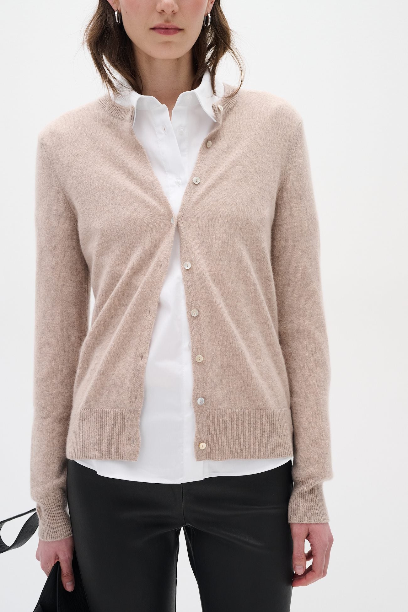 Lukka Cardigan, Beige Melange.