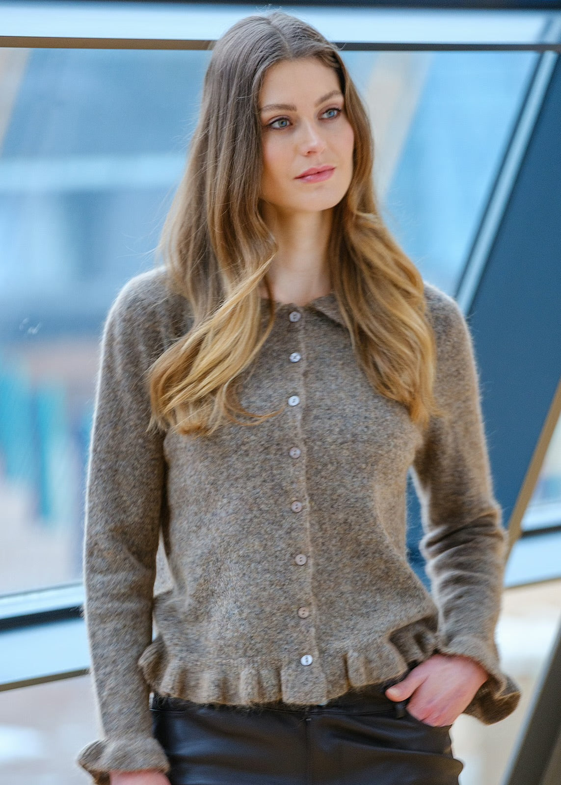 Ane Mone Louise Cardigan, cappuchino