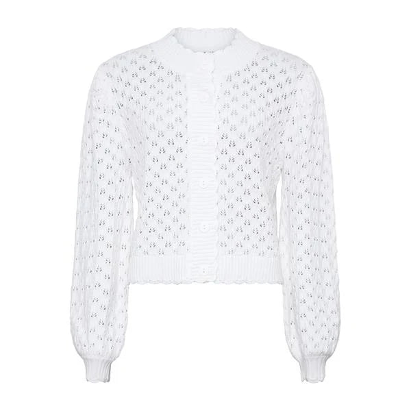 ANE MONE Alexandra Cardigan - White