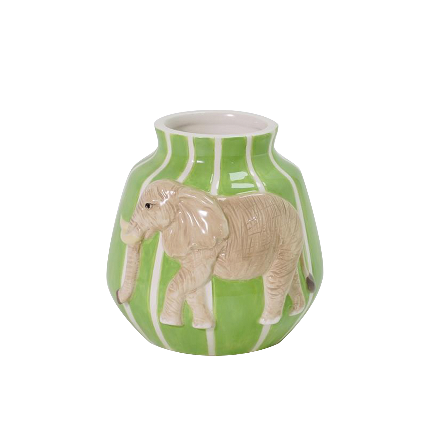 Elephant vase L13.5 W13.2 H13.1cm