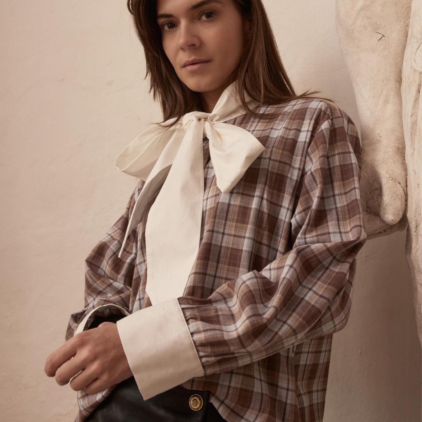 PBO Lopez Shirt, Blue/brown check