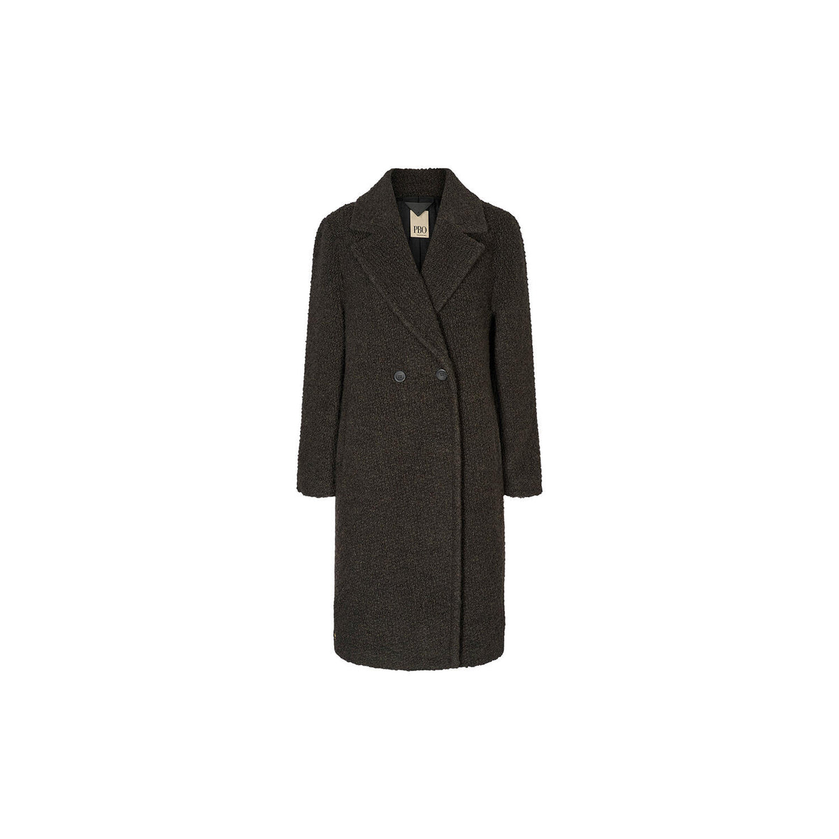 PBO Teddy Coat, Dark Brown