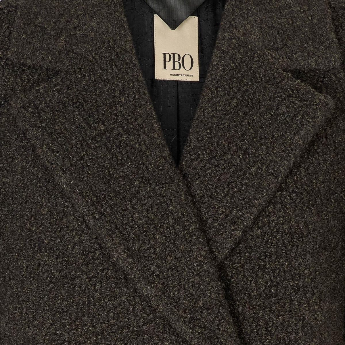 PBO Teddy Coat, Dark Brown