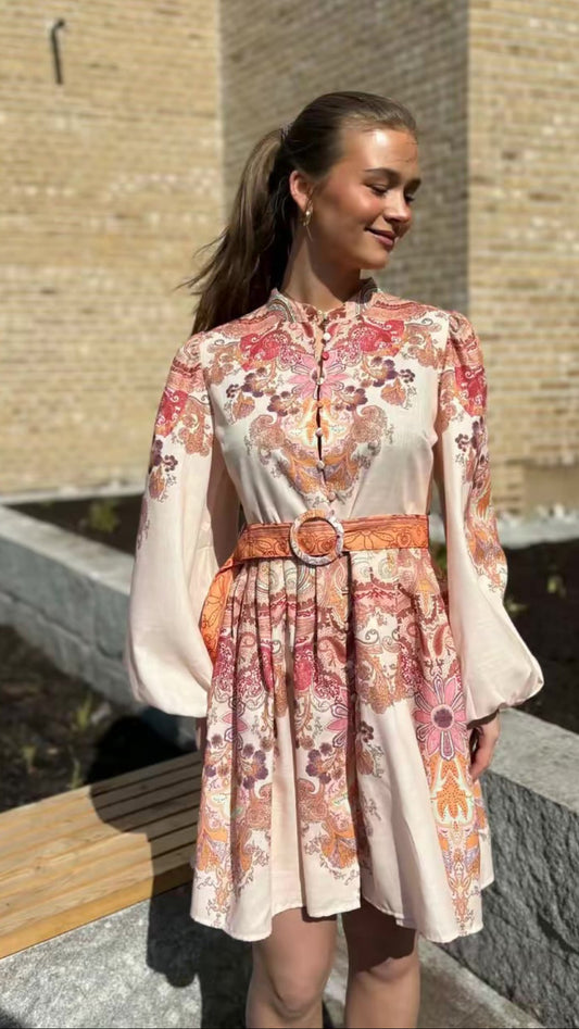 From Paris With Love - Osley Mini Dress Beige