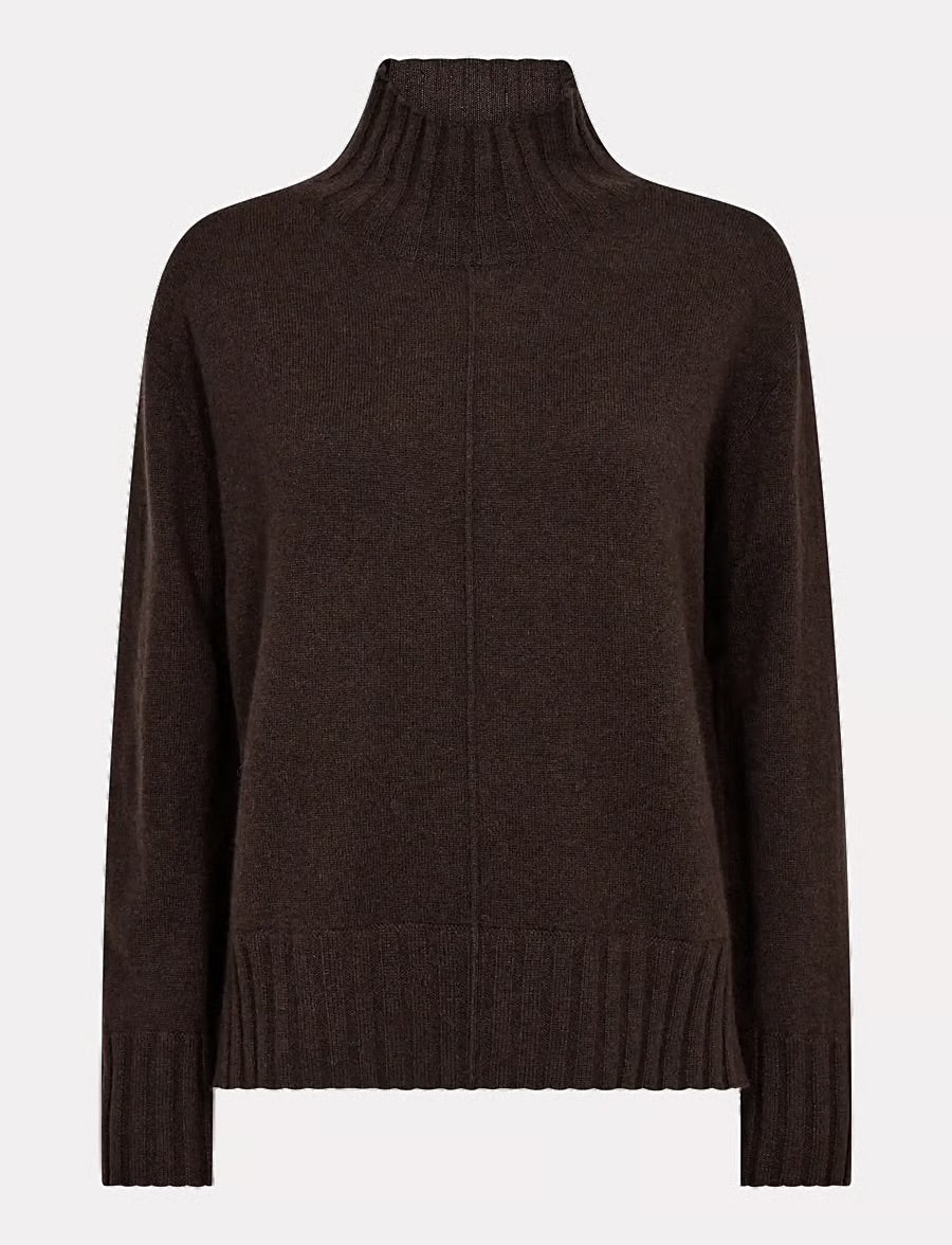 Mos Mosh Aima Cashmere Highneck Knit, 160 Delicioso