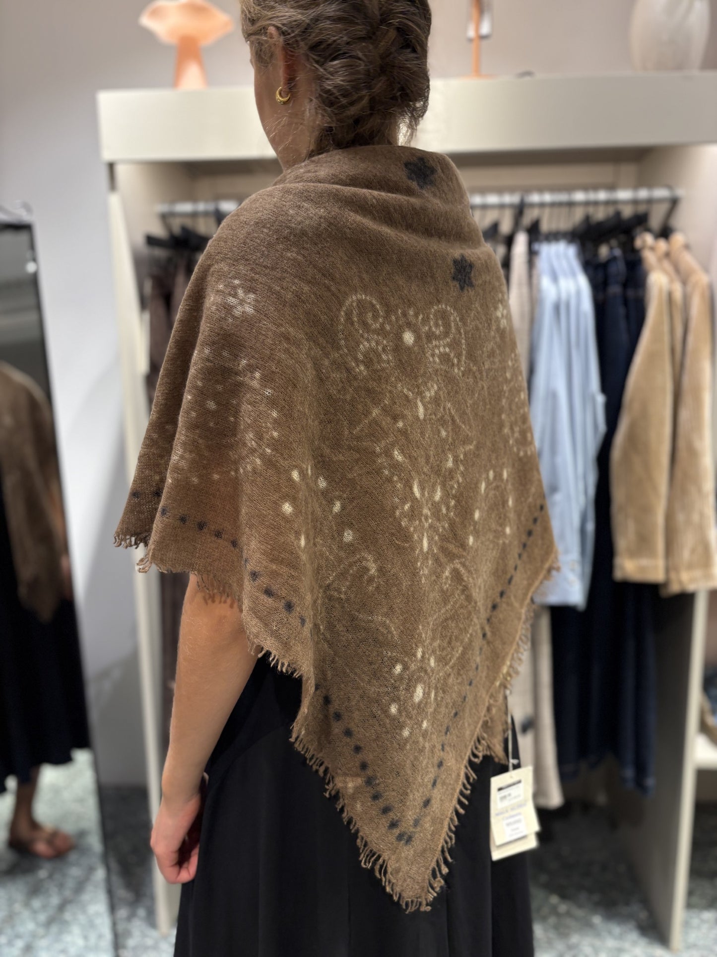 Mala Alisha Cashmere skjerf, Milano Camel