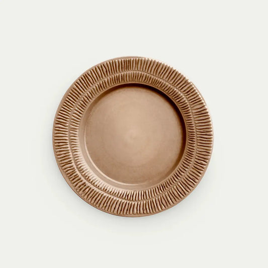 MATEUS Stripes Plate 28cm Cinnamon