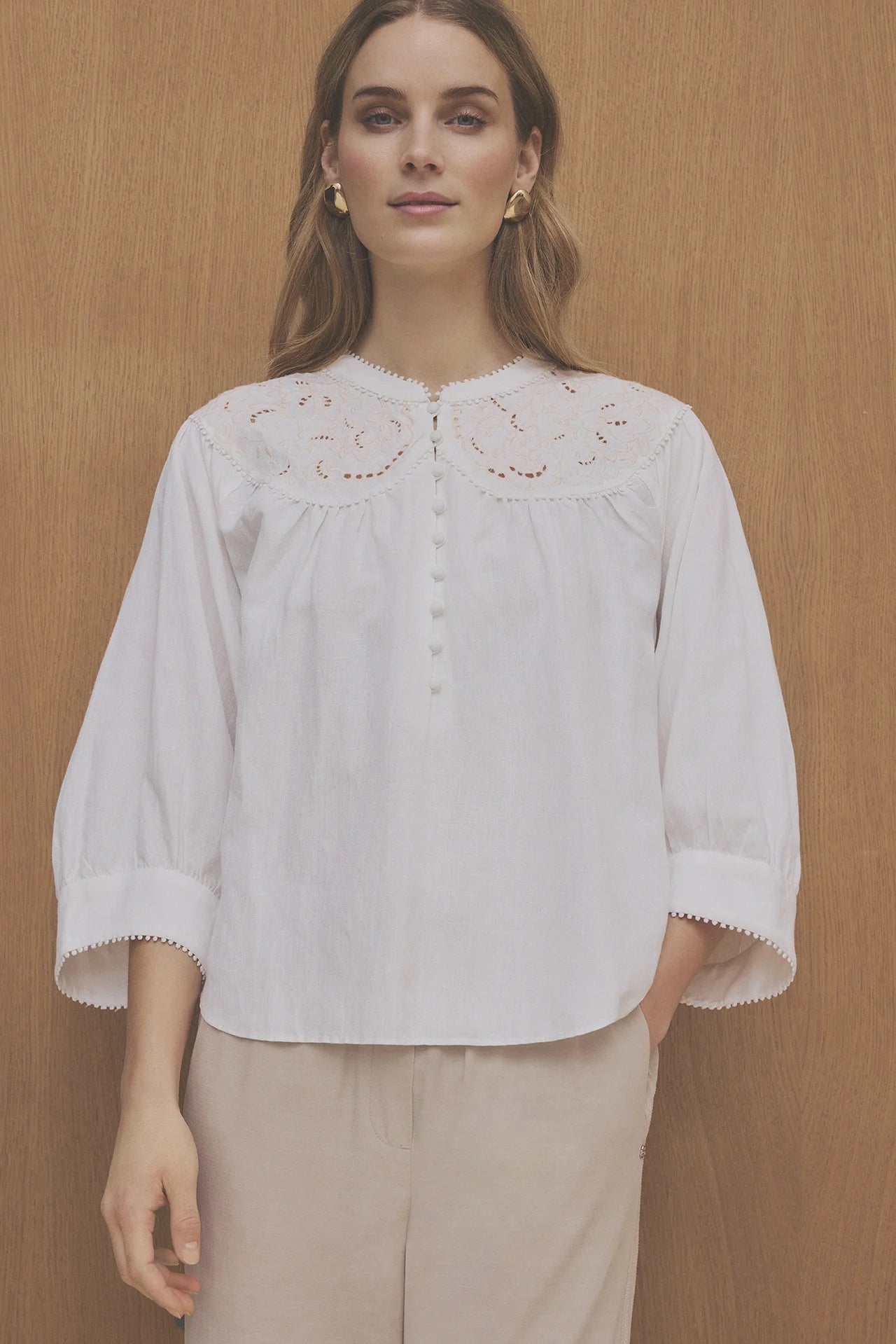 GUSTAV Annsofie bluse, Off White