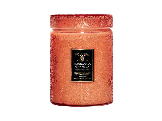 VOLUSPA Large Jar Candle, Mandarino Cannela