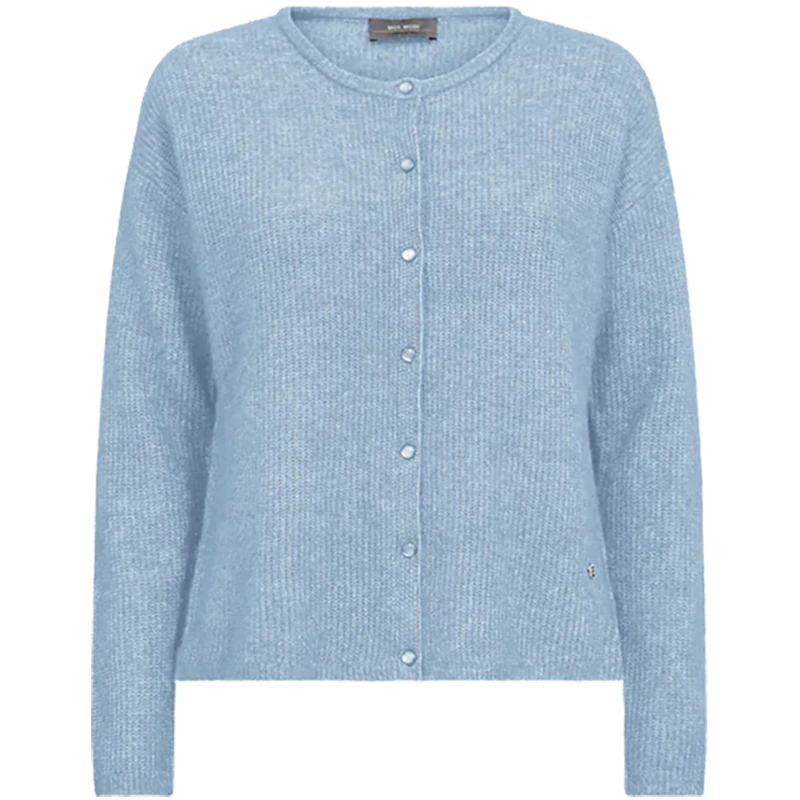 MOS MOSH Almine Knit Cardigan, Cashemere Blue