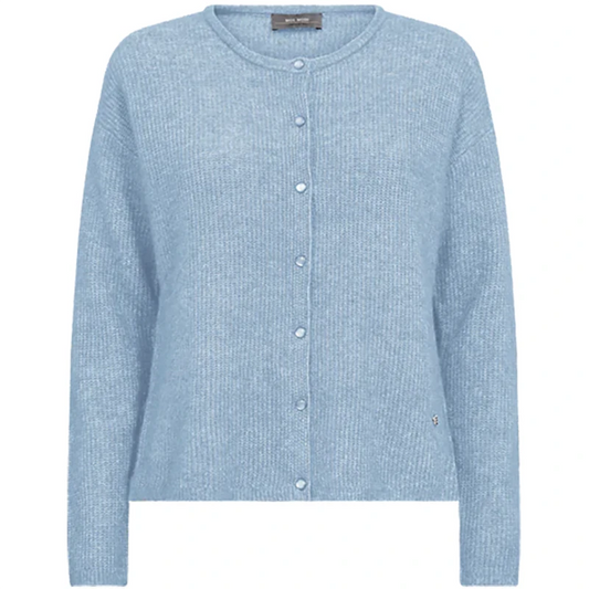 MOS MOSH Almine Knit Cardigan, Cashemere Blue