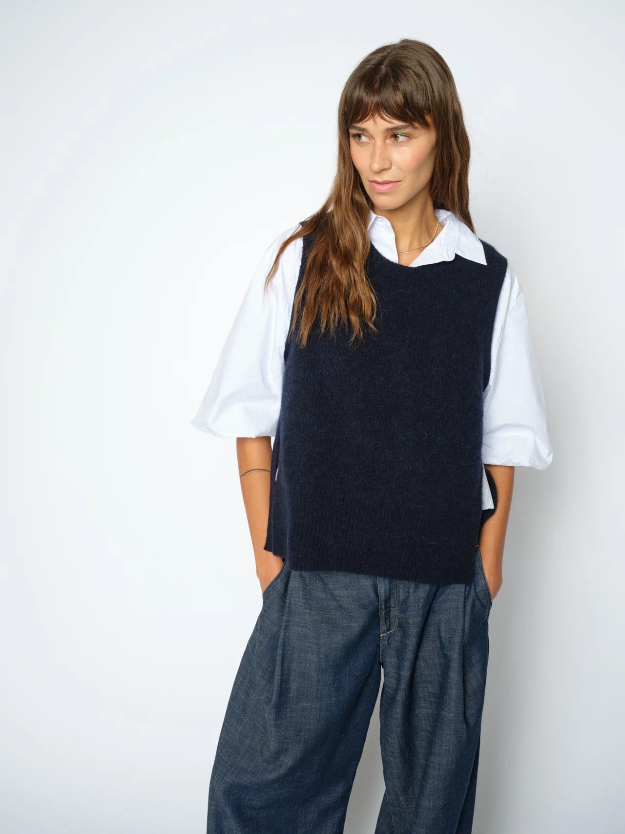 Mos Mosh Thora Tie Strikkevest