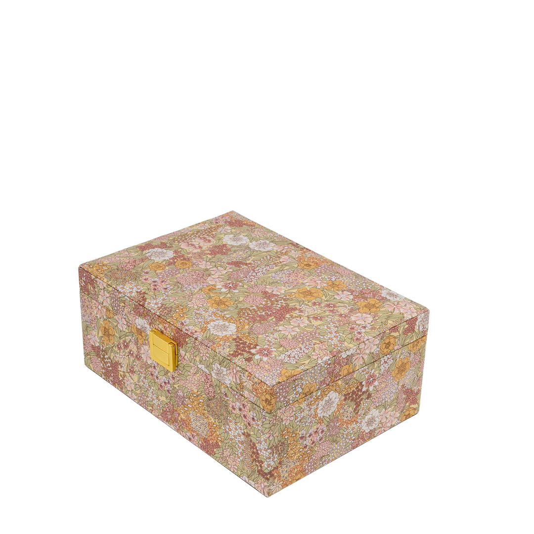 BON DEP Jewelry box square mw Liberty Katie and Millie Green