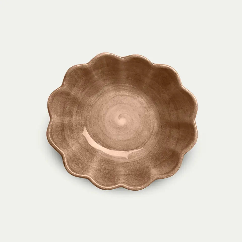 MATEUS Oyster Bowl 18x16cm/40cl Cinnamon