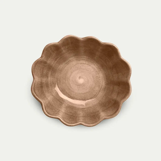 MATEUS Oyster Bowl 18x16cm/40cl Cinnamon